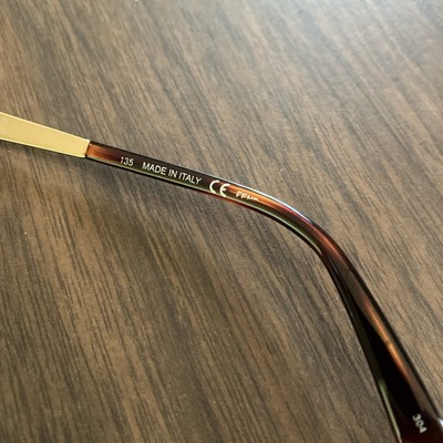 FENDI FS5331 238 135 Italy HAVANA GOLD Tortoise AUTHENTIC  display picture 2