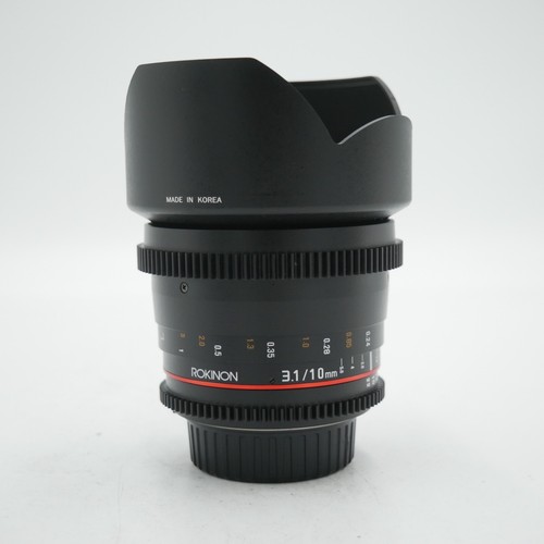 Rokinon 10mm T3.1 Cine Lens for Nikon F Mount *USED* - Picture 2 of 6