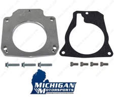 LS Throttle Body Adapter for 3-bolt 75mm Electronic DBW TB to 4-Bolt Intake TBSS