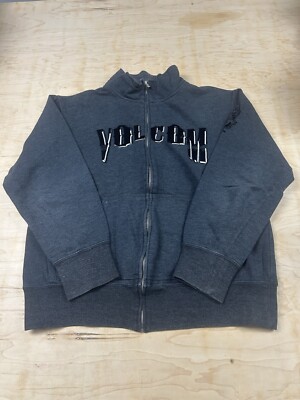 Volcom Stone Collectible Full Zip Gray Jacket w/ Design - Size L