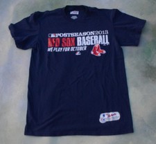 Majestic Post Season 2013 MLB Boston Red Sox T-Shirt Size M.