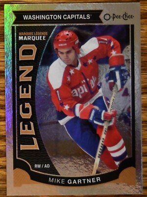 2015-16 O-Pee-Chee Rainbow #567 Mike Gartner Legend Washington Capitals