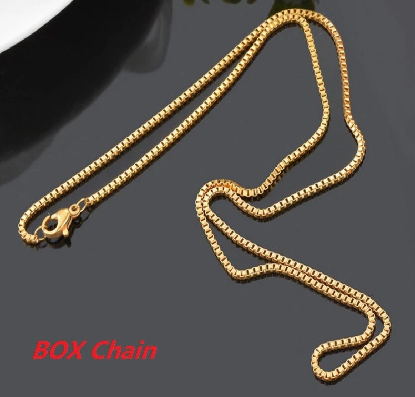 Collar Colgante Alfabeto 26 Letras A-Z Lleno Oro 18K Elige una Letra/Collar Foto 4 de 4