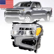 For 2022-2024 Chevy Silverado 1500 LT RST Headlight LED DRL Left Driver Side NEW