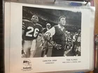 TOM FLORES signed OAKLAND LA RAIDERS 8x10 Seattle  photo 2021 NFL HOF