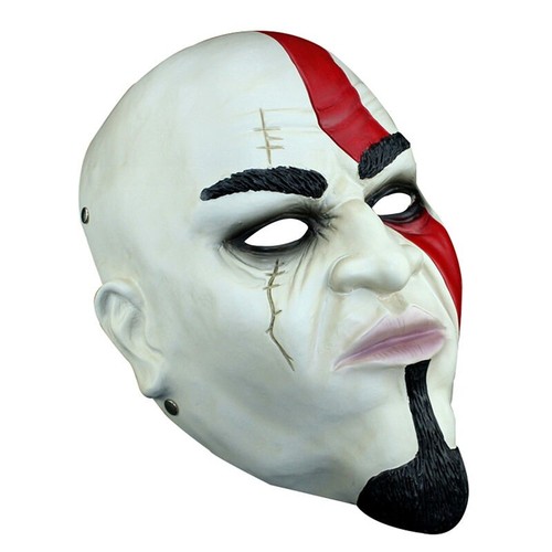 God of War Kratos Style Resin Full Face Mask Cosplay Fancy Dress