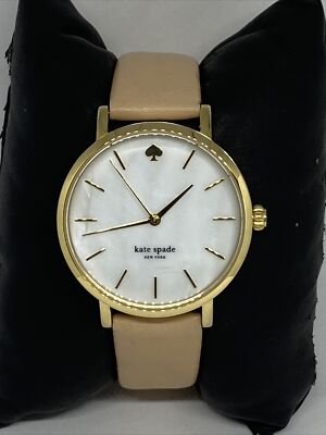 Kate Spade New York Metro 0073 Women Beige Leather Analog  display picture 1