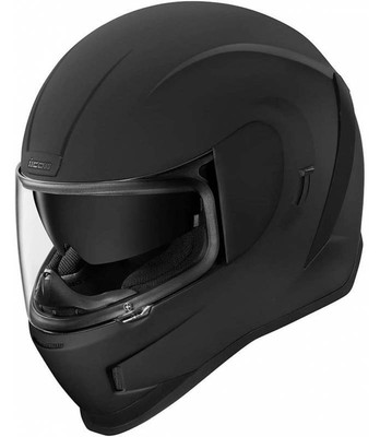 Angebot ICON Airform Rubatone Integral Helm Schwarz Black Matt Leicht Lüftung
