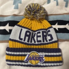 Lakers New Era Hardwood Classics Winter Hat