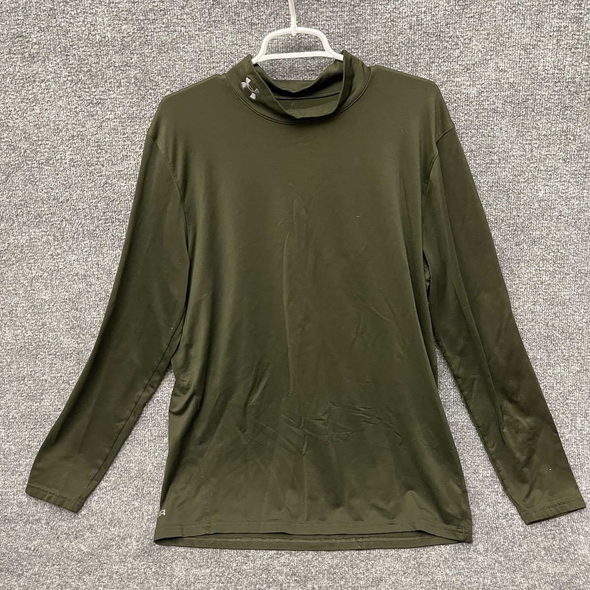 Coldgear Compression Mock Green Under Armour Coldgear Under