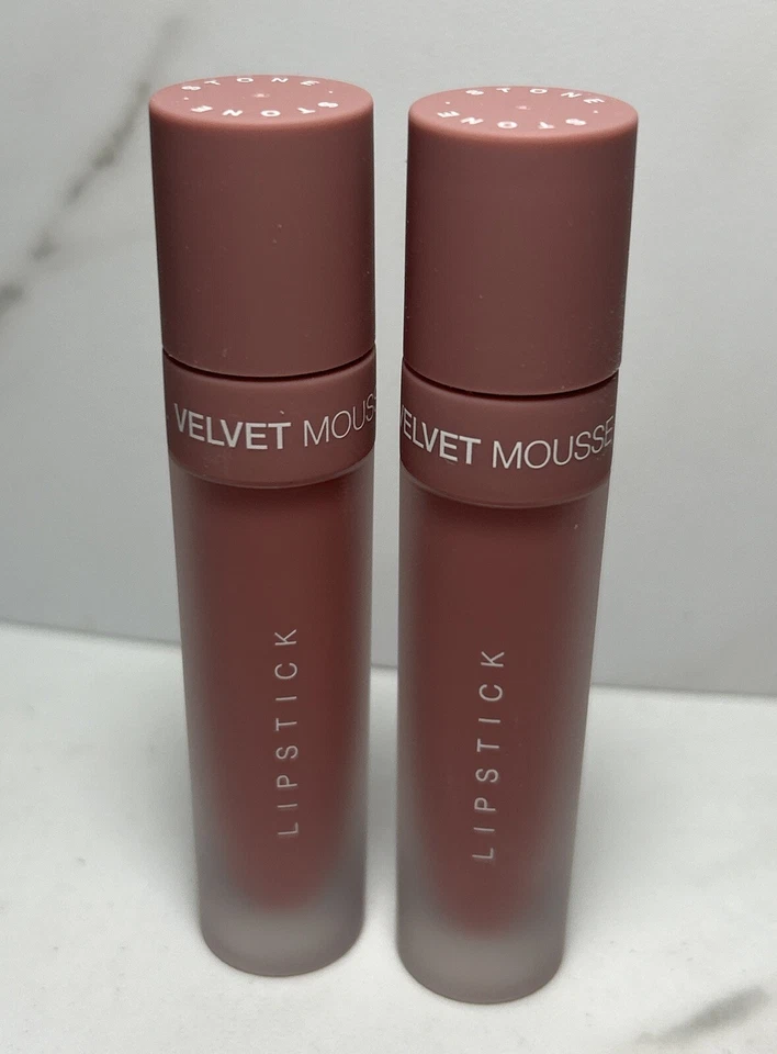 2 Dose Of Colors Stone velvet mousse lipstick Pink Mauve .17 Oz each NWOB - Image 3 of 4