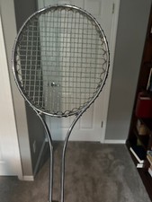 throwback tennis racquet,used,white big grip