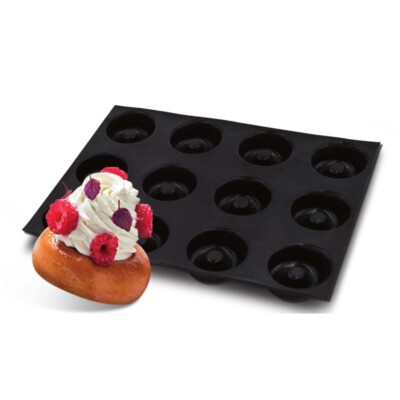 Demarle Flexipan Silicone Round Savarins Tray (12 Wells) 