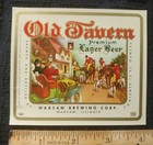 2 Warsaw Illinois IL Old Tavern Lager Beer Labels Fox Hunters Horses Dogs Auto — photo 1