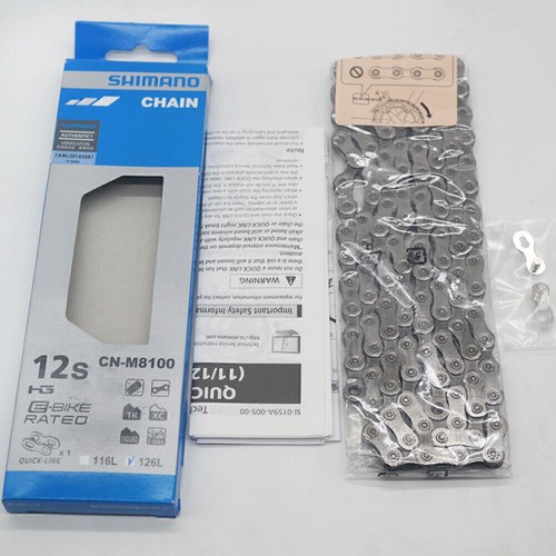 Shimano Deore XT 12 Fach Kette CN-M8100 126 Glieder XC MTB E-Bike Fahrradketten- - Bild 6 von 17