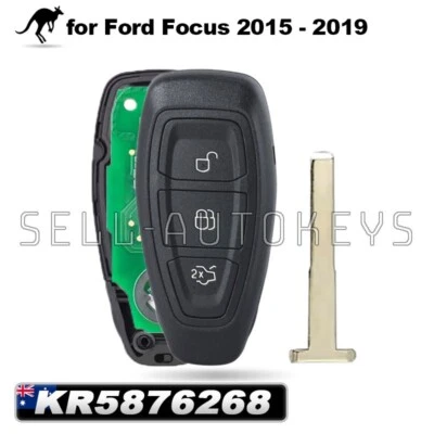 KR5876268 Fits for Ford Focus 2015 2016 2017 2018 2019 Complete Remote Key Fob - image 1 of 4