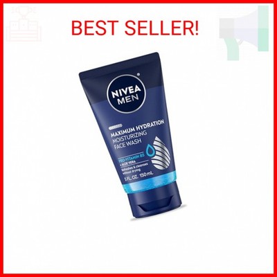 NIVEA MEN Maximum Hydration Face Wash, Face Wash with Provitamin B5 and Aloe Ver