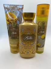 Disney Princess Belle Bath  Body Works Body Wash Cream  Mist Set - Hydrating 