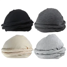 Halo Turban Durag For Men Satin Satin Silk Lined Elastic Men Turban Head Wrap