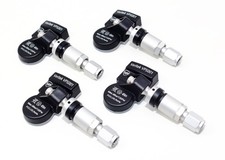 4 2011-2021 433mhz TPMS Tire Pressure Sensors for Fiat 500 500L 124 VP Silver