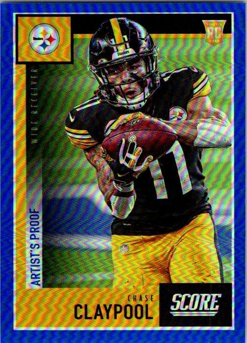Chase Claypool Panini Chronicles Score #453 Artist Proof