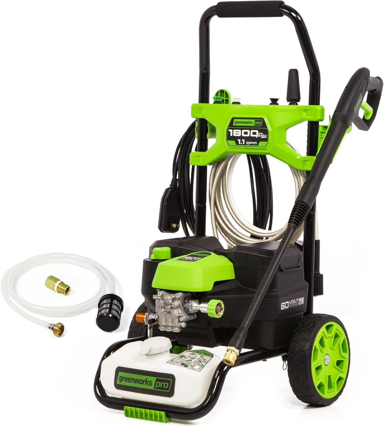Greenworks 60V Performance Cordless Portable 1800 PSI Pressure Power Washer NEW