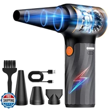 MOTOBEE Electric Air Duster, 280000RPM Cordless Mini Blower, Rech