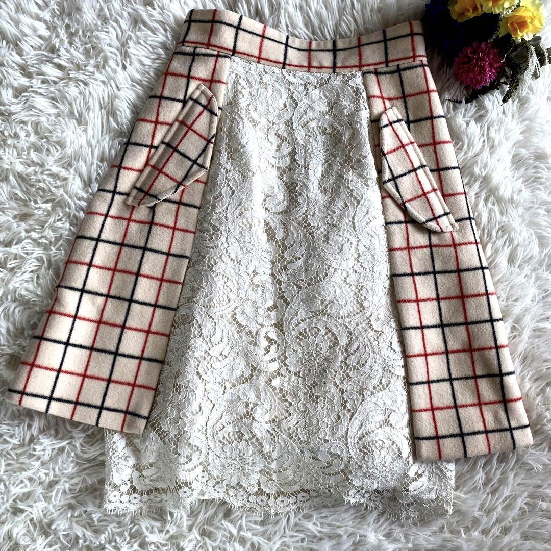 スカート Sacai skirt 美品】 sacai / サカイ | 2023SS | Chalk Stripe Skirt プリーツ