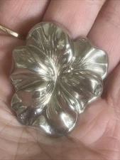 Vintage Scarf Clip Hinged Ring Shoe clip Retro jewelry MCM Accessories Flower