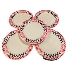 Vintage 1996 Gibson Coca Cola Plates Set Of 5