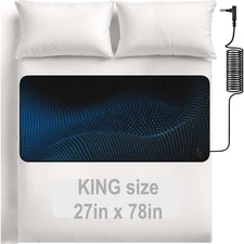 Grounding Mat for Bed – King Size – Earthing Mat Grounding Pad PU Leather Conduc