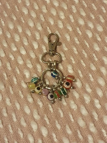 Evil Eye Good Luck Key Chain Charm - Picture 3 of 3