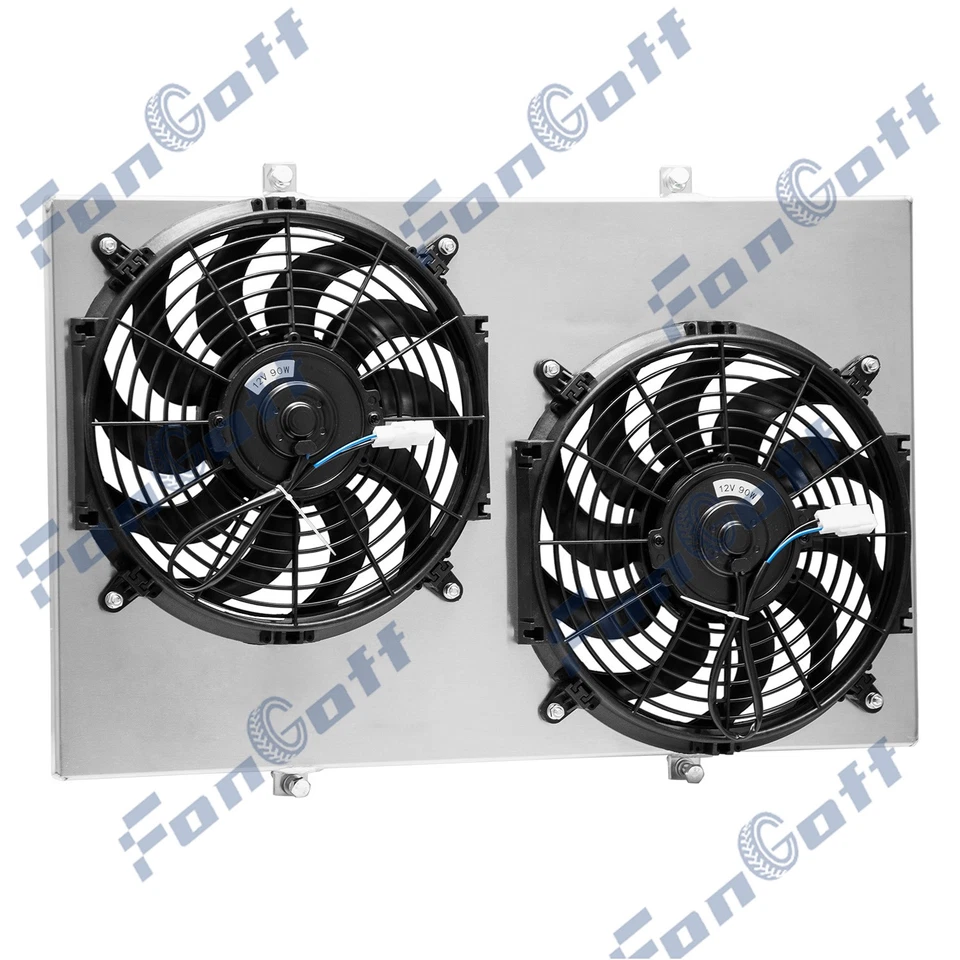 DPI367 Aluminum Shroud Electric Fan For 1967-1972 Chevy GMC C/K 10 20 30 Pickup Foto 3 de 4