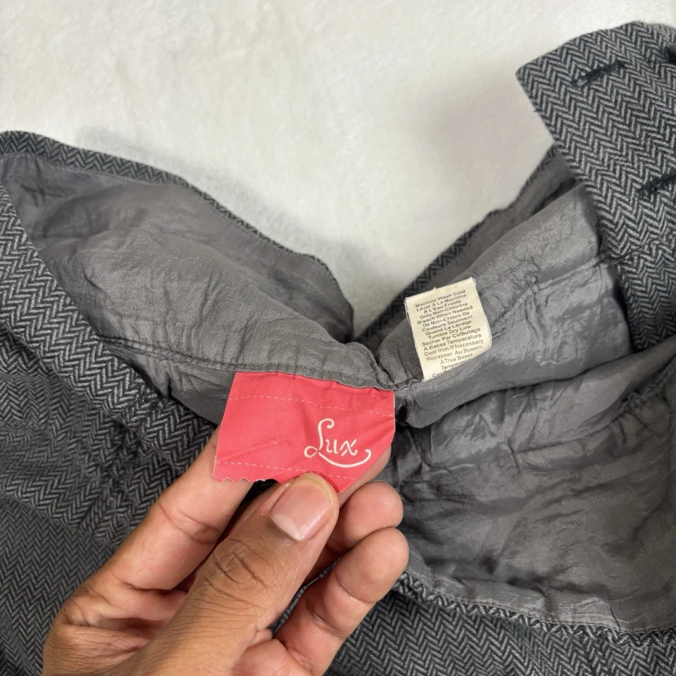 Юбка Y2K Lux из шерстяной смеси готическая опрятная расклешенная серая черная женская размер 5 - Изображение 3 из 4