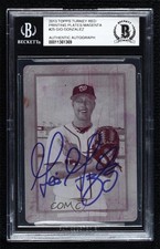 BAS 2013 Turkey Red Printing Plate Magenta 1/1 Gio Gonzalez BGS Authentic ow6