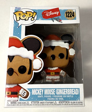 Funko Pop Disney Mickey Mouse Gingerbread #1224 Figura Vinilo Vacaciones NUEVO