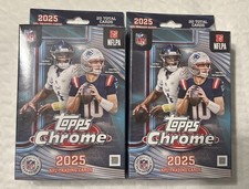 2025 Topps Chrome Football Hanger Box X2