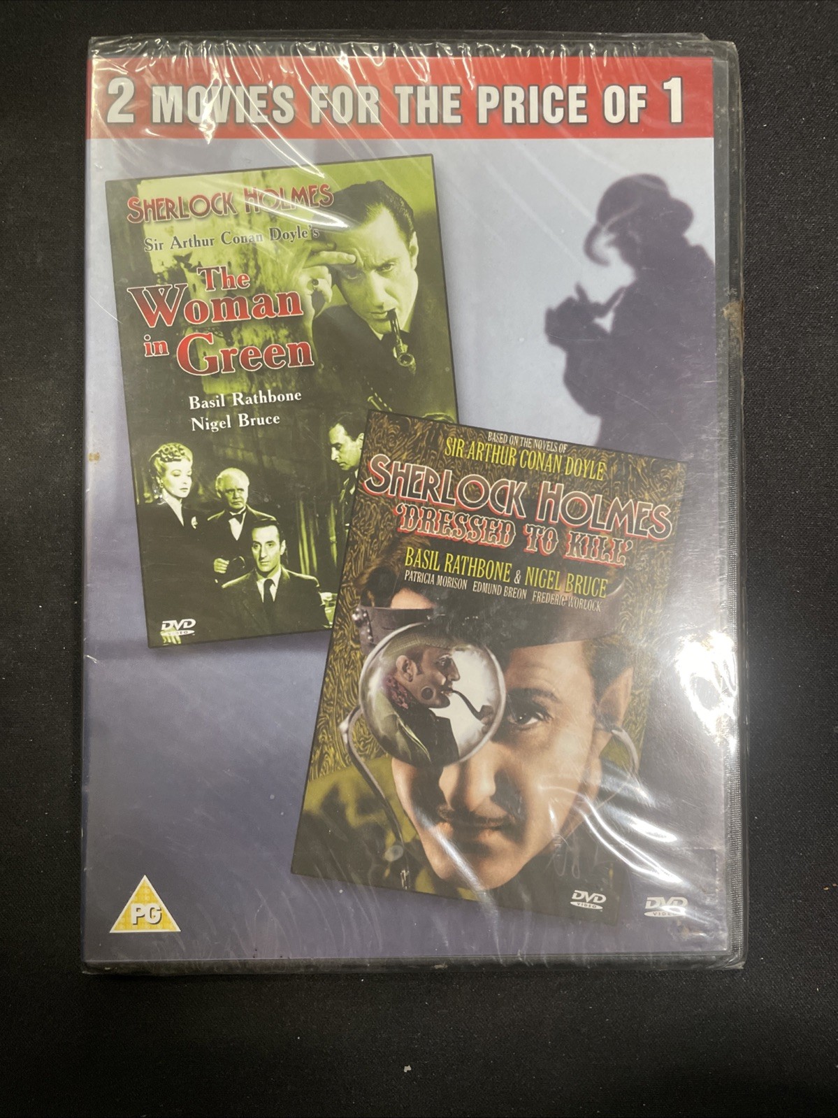 Sherlock Holmes  The Woman in Green And Dressed To Kill New Sealed