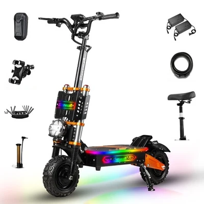 Cheevalry 8000 Elektro Scooter Elektroroller 11" 60V 43Ah OffRoad E-Scooter NFC