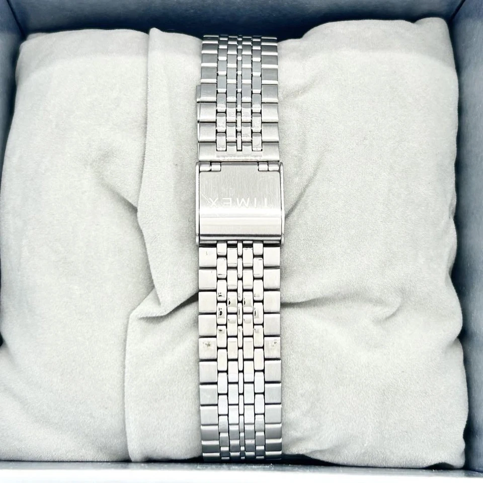 Reloj Timex Beams Ironman 8 vueltas completo de metal acero inoxidable correa de 20,5 cm colaboración limitada Foto 3 de 4