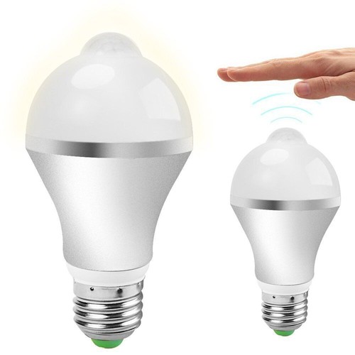 2 Pack Motion Sensor LED Light Bulb, 10W (80W Equivalent) A19 E26 White Bulbs - Picture 10 of 10