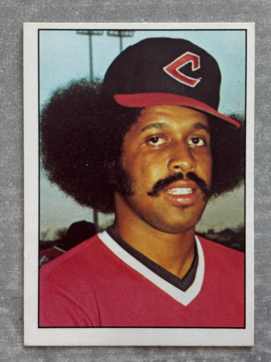 1976 SSPC OSCAR GAMBLE Indians Baseball's Funniest Best Afro Hair