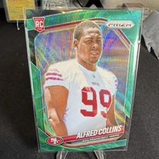 Panini Prizm Green Prizm Rookie 2025 Alfred Collins #388 San Francisco 49ers NFL