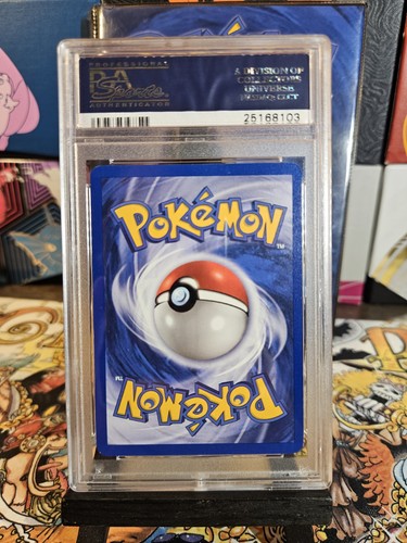 Base Set 1st Edition Korean Machamp PSA 9 HOLO 8/102 Pokemon - Picture 2 of 2