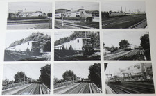 9x Lokomotive Bahn Bilder Eisenbahn AK oder Fotos oder Drucke K-4176