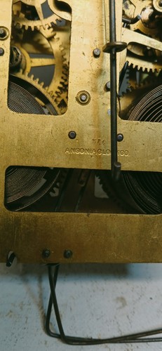 ansonia clock movement b24 Mantle Clock Parts - Picture 4 of 10