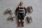 Vintage G.I. Joe METAL HEAD Action Figure & LAUNCHER BACKPACK 1990 Hasbro