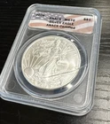 2009 ANACS MS70 Silver Eagle ANACS Certified American Flag .999  1oz Silver Coin