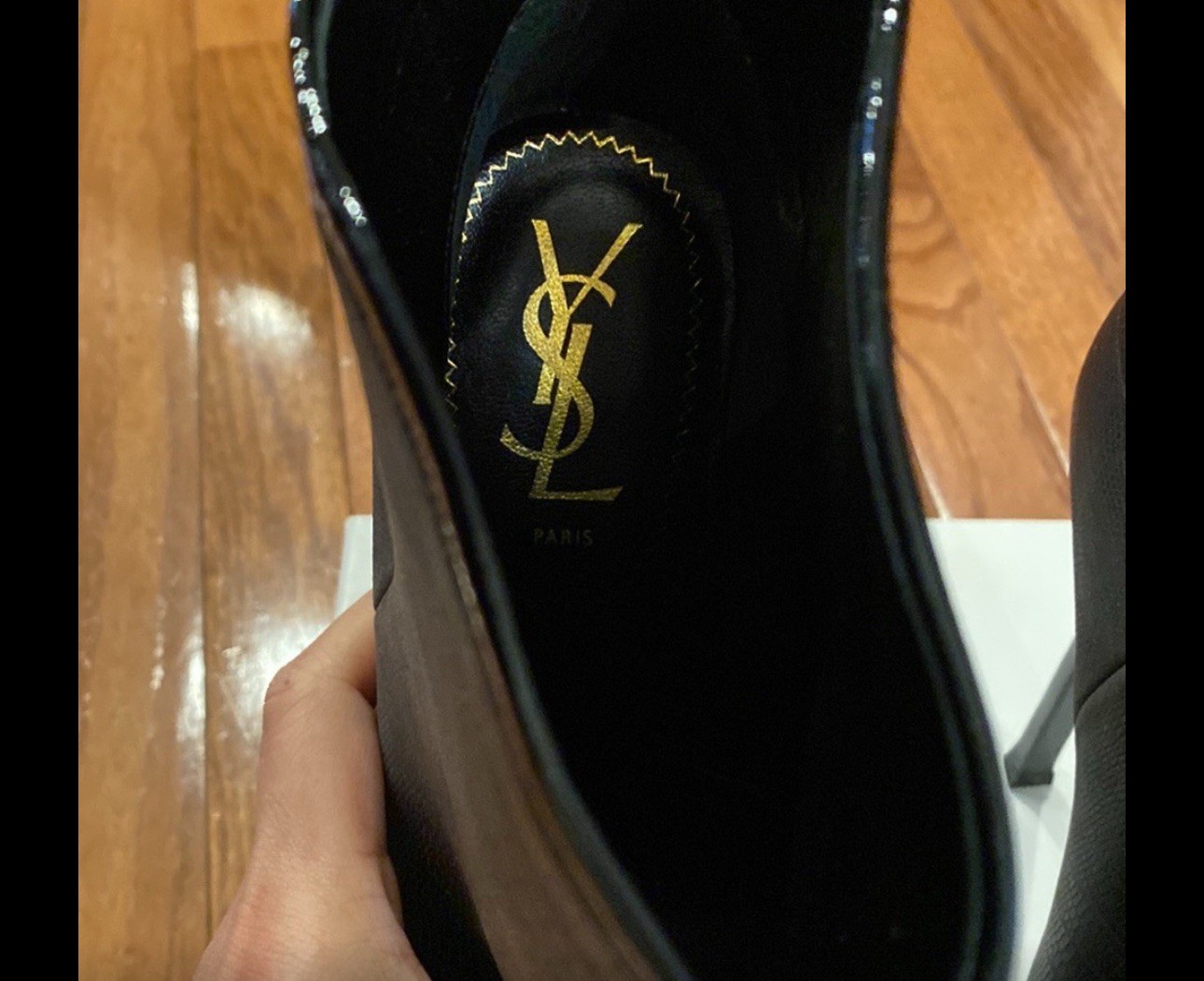 Stivaletti neri alla caviglia Yves Saint Laurent taglia: 37 5