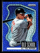 2022 Panini Prizm #OS-5 Cal Ripken Old School Blue Mojo Prizm #/199